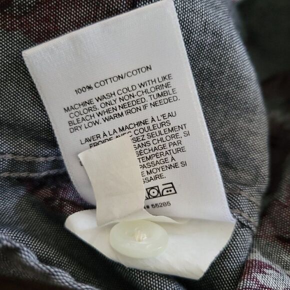 Express Men's Floral Short Sleeve Shirt (Size XL) - Picture 6 of 8